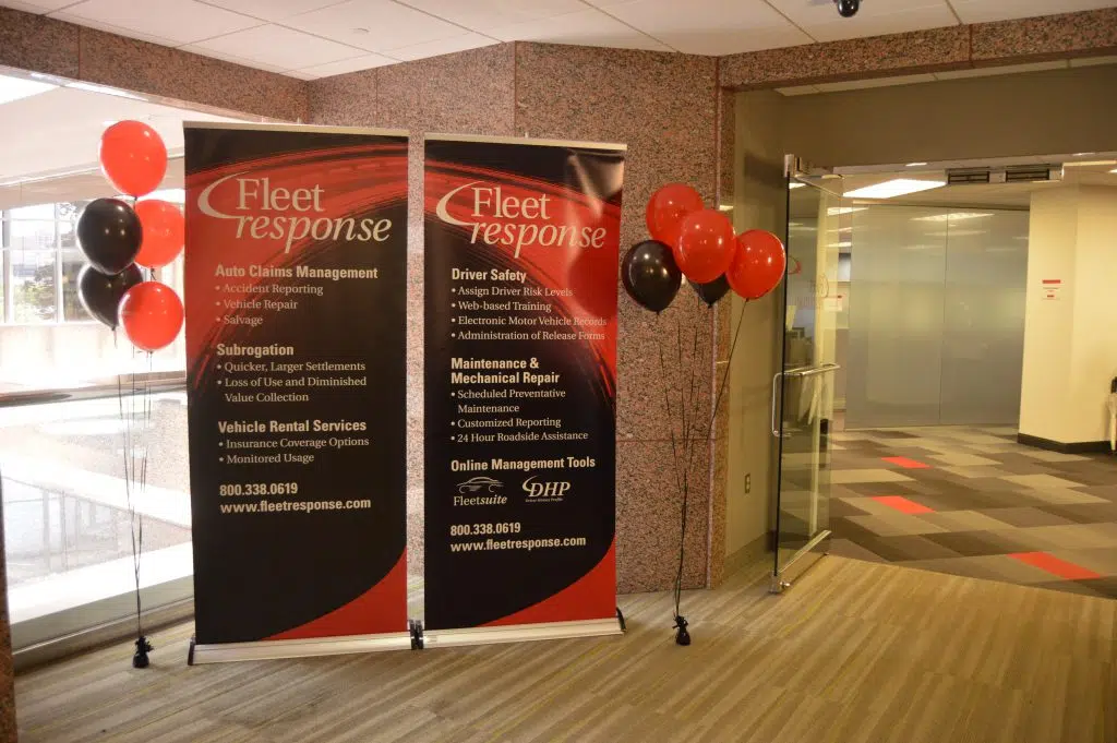 Fleet Response Office Entrance with Balloon.