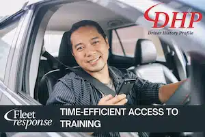 time efficient access to training with fleet response